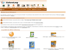 Tablet Screenshot of culturelang.com